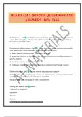 BUS EXAM 2 2025&sol;2026 QUESTIONS AND ANSWERS 100&percnt; PASS