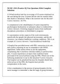 NE-BC ANA Practice IQ Test Questions With Complete Solutions
