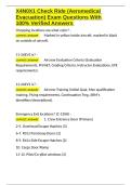 X4N0X1 Check Ride &lpar;Aeromedical Evacuation&rpar; Exam Questions With 100- Verified Answers&period;docx