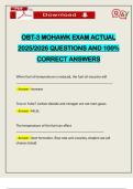 PACKAGE DEAL&colon;&colon;&colon; OBT3 EXAMS WITH FINALS ACTUAL 2025&sol;2026