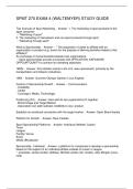 SPMT 270 EXAM 4 &lpar;WALTEMYER&rpar; STUDY GUIDE
