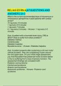 Relias ED RN A&sol;67 Questions & Answers &vert; Verified & A&plus; Graded &vert; 2026 Edition