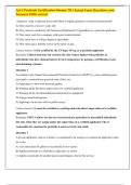 Cat 3 Pesticide Certification Review TN &vert;Actual Exam Questions and Answers 100&percnt; correct