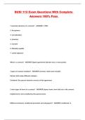 BUSI 112 Exam Questions With Complete Answers 100&percnt; Pass 