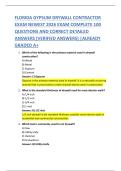 FLORIDA GYPSUM DRYWALL CONTRACTOR  EXAM NEWEST 2026 EXAM COMPLETE 100  QUESTIONS AND CORRECT DETAILED  ANSWERS &lpar;VERIFIED ANSWERS&rpar; &vert;ALREADY  GRADED A&plus;