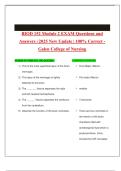 BIOD 152 Module 2 EXAM Questions and Answers &vert; 2025 New Update &vert; 100&percnt; Correct - Galen College of Nursing