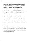 HCL SOFTWARE CERTIFIED ADMINISTRATOR BIGFIX PLATFORM 11 EXAM 2026 COMPLETE PRACTICE QUESTIONS AND ANSWERS