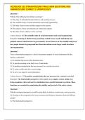 SOCIOLOGY 101 STRAIGHTERLINE FINAL EXAM QUESTIONS AND ANSWERS 100&percnt; CORRECT &vert; UPDATED 2025