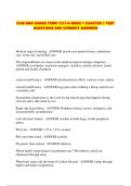 ICHS MED SURGE TERM 1211-H WEEK 1 CHAPTER 1 TEST QUESTIONS AND CORRECT ANSWERS