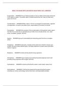 AQUA 102 &ndash; Exam Review with Accurate Solutions &lpar;2024&rpar; &ndash; Complete Study Summary for Hydrology&comma; Ocean Systems&comma; and Aquatic Ecology