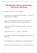 MGT 3900&colon; Quiz 2 With Complete Questions And Answers 100&percnt; Solved 