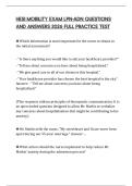 HESI MOBILITY EXAM LPN-ADN QUESTIONS AND ANSWERS 2026 FULL PRACTICE TEST