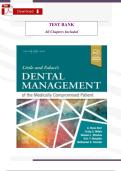 Complete Test Bank &ndash; Dental Management of the Medically Compromised Patient&comma; 9th Edition &lpar;Little & Falace&rpar; &vert; Full Chapter Coverage