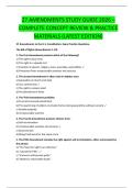27 AMENDMENTS STUDY GUIDE 2026 &ndash;  COMPLETE CONCEPT REVIEW & PRACTICE  MATERIALS &lpar;LATEST EDITION&rpar; 