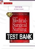 Complete Test Bank – Lewis: Medical-Surgical Nursing, 11th Edition