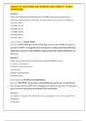 AMEDD DCC QUESTIONS AND ANSWERS 100&percnt; CORRECT &vert; LATEST UPDATE 2025