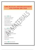 LDRS 302 EXAM 1 2025&sol;2026 QUESTIONS AND ANSWERS 100&percnt; PASS