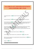 NAA 100 EXAM 2 2025&sol;2026 QUESTIONS AND ANSWERS 100&percnt; PASS