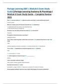 Portage Learning Anatomy & Physiology I Module 6 Exam Study Guide &ndash; Complete Review 2025