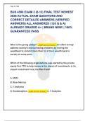 BUS 4500 EXAM 2 &lpar;8-13&rpar; FINAL TEST NEWEST  2026 ACTUAL EXAM QUESTIONS AND  CORRECT DETAILED ANSWERS &lpar;VERIFIED  ANSWERS&rpar; ALL ANSWERED &lbrace;120 Q & A&rcub;  ALREADY GRADED A&plus; &vert; BRAND NEW&excl; &vert; 100&percnt;  GUARANTEED PASS