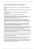 ADP PAYROLL SPECIALIST STUDY GUIDE