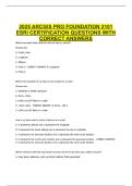 ARCGIS PRO FOUNDATION 2101 ESRI CE&period;&period;&period;ION QUESTIONS WITH CORRECT ANSWERS