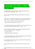 BUS1750 Final Exam- Chapter 1 Test Questions and Correct Answers 2025-2026 Updated&period;