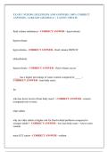 EXAM 1 NUR390 &vert; QUESTIONS AND ANSWERS &vert; 100&percnt; CORRECT  ANSWERS &vert; ALREADY GRADED A&plus; &vert; LATEST UPDATE 