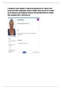 i-Human Case Week &num;9&colon; Musculoskeletal Analysis&colon; Evaluating Chronic Right Knee Pain in an 83-Year-Old Female&comma; Differentiating Osteoarthritis from Inflammatory Arthritis&period;