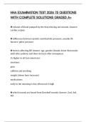 HHA EXAMINATION TEST 2026 75 QUESTIONS WITH COMPLETE SOLUTIONS GRADED A&plus;