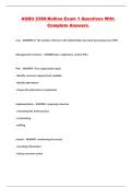 AGBU 2389-Bullion Exam 1 Questions With Complete Answers 