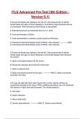 ITLS Advanced Pre-Test &lpar;9th Edition - Version 9&period;1&rpar; Questions with correct Answers &lpar;A&plus; GRADED 100&percnt; VERIFIED&rpar;&vert; 2025&sol;2026