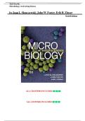 Test Bank for Microbiology&colon; An Evolving Science 6th Edition by Slonczewski & Foster &vert; All Chapters Included &vert; Answers Provided