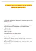 NFHS Basketball Exam – Complete Questions and Answers (Latest Update • Graded A+)