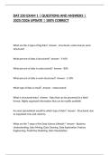 DAT 250 EXAM 1 &vert; QUESTIONS AND ANSWERS &vert; 2025&sol;2026 UPDATE &vert; 100&percnt; CORRECT