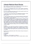 AMERICAN BOARD OF LIFESTYLE MEDICINE &lpar;ABLM&rpar; BOARD REVIEW 2024 EXAM QUESTIONS AND COMPLETED ANSWERS