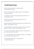 American Board of Lifestyle Medicine Exam Questions And Answers