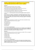Florida Certification Board Certified Recovery Peer Specialist Exam Questions and Answers 100&percnt; Correct &vert; Updated