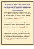 ATI DOSAGE CALCULATION RN MATERNAL NEWBORN ONLINE  PRACTICE ASSESSMENT 3&period;1 LATEST 2025&sol;2026 ACTUAL EXAM WITH  COMPLETE QUESTIONS AND CORRECT DETAILED ANSWERS &lpar;100&percnt;  VERIFIED ANSWERS&rpar; &vert;ALREADY GRADED A&plus;&vert; &vert;&vert;PROFESSOR  VERIFIED&vert;&vert; &vert;&vert;BRANDNEW&excl;&excl;&excl;&vert;&vert;