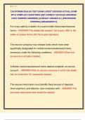 CALIFORNIA DEALER TEST EXAM LATEST 2025&sol;2026 ACTUAL EXAM  WITH COMPLETE QUESTIONS AND CORRECT DETAILED ANSWERS  &lpar;100&percnt; VERIFIED ANSWERS&rpar; &vert;ALREADY GRADED A&plus;&vert; &vert;&vert;PROFESSOR  VERIFIED&vert;&vert; &vert;&vert;BRANDNEW&excl;&excl;&excl;&vert;&vert; 