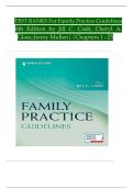 Test Bank For Family Practice Guidelines 6th Edition By Cash&comma;