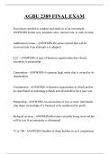 AGBU 2389 FINAL EXAM QUESTIONS AND ANSWERS 2026
