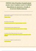 FDNY G-60 Torch Use of Flammable Gases – Practice Exam (Latest 2026/2027 Update) with 100% Verified Questions and Correct Elaborations