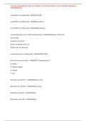 NUR 1025 MIDTERM EXAM FALL-SPRING STUDY QUESTIONS AND ANSWERS GRADED A&plus; CHAMBERLAIN