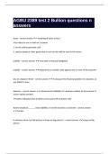  AGBU 2389 test 2 Bullion questions n answers