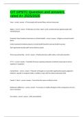 CIT GPSTC Question and answers rated A&plus; 2025&sol;2026