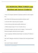 ATI MEDSURG PROCTORED exam Questions and Answers Graded A&plus;