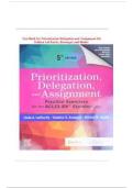 Test Bank for Prioritization Delegation and Assignment 5th Edition LaCharity&comma; Kumagai&comma; and Hosler