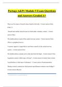 Portage A&P1 Module 5 Exam Questions and Answers Graded A&plus;