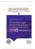 Test Bank For Essentials Of Oral Histology and Embryology: A Clinical Approach 6th Edition Author:Daniel J. Chiego Jr |9780323497251| All Chapters| LATEST VERSION